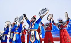 Çin'in Heilongjiang eyaletinde yapılan Kış Balıkçılığı Festivali renkli görüntülere sahne oldu