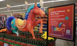ABD'de marketler Çin Yeni Yılı süslemeleriyle donatıldı