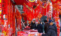 Çin'de yeni yıl öncesi alışveriş yoğunluğu arttı