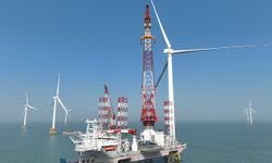 Çin'in Fujian eyaleti kıyılarında 20 megavatlık yeni rüzgar türbini ünitesi faaliyete geçti