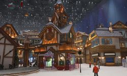 Shanghai'daki kapalı buz ve kar dünyası ziyaretçilerden yoğun ilgi görüyor