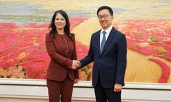 Çin Cumhurbaşkanı Yardımcısı Han, BM Genel Kurulu 80. Dönem Başkanı Baerbock ile görüştü