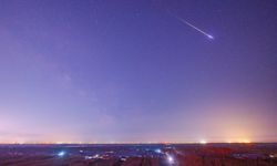 Çin'de Lirid meteor yağmurundan etkileyici manzaralar