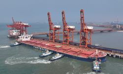 Çin'in Caofeidian Liman Bölgesi'nde 138 milyon tondan fazla yük işlem gördü