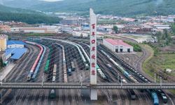 Çin-Avrupa yük treni hizmetinin doğu koridorunda bu yıl 3.000'den fazla sefer düzenlendi