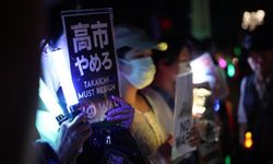 Japonya'da hükümet politikalarına karşı protesto gösterisi