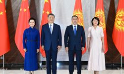 Çin Cumhurbaşkanı Xi, Bişkek'te Kırgızistan Cumhurbaşkanı Sadır Caparov ile görüştü