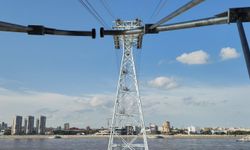 Çin ile Rusya arasındaki ilk sınır ötesi teleferik hattının ana yapısı tamamlandı