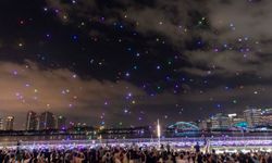 2. Shanghai Işık Festivali'nin açılış töreni renkli görüntülere sahne oldu