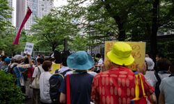 Japonya'da ABD askerinin karıştığı cinayet ve gasp olayı protesto edildi