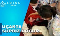 Kabin görevlileri ve bir hemşire, uçakta bebek doğurttu