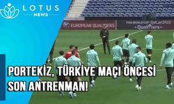 Video: Portekiz, Türkiye maçı öncesi son antrenmanını yaptı