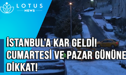 İstanbul'da kar yağdı, yollar buz pistine döndü