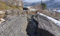 Ordu’da eriyen kar heyelanlara sebep oldu