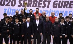 U20 Serbest Stil Erkekler Türkiye Güreş Şampiyonası sona erdi