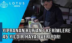 Yıpranan Kur'an-ı Kerimlere 45 yıldır hayat veriyor