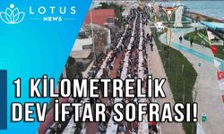 1 kilometrelik dev iftar sofrası: Bu sofranın başı var sonu yok