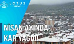 Yozgat’ta Nisan ayında kar yağışı etkili oldu