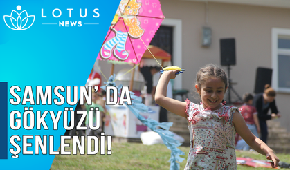 Samsun’da gökyüzü şenlendi