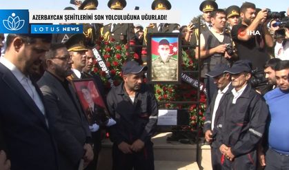 Azerbaycan, şehitlerini son yolculuğuna uğurladı