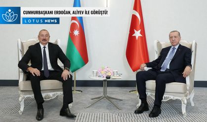 Cumhurbaşkanı Recep Tayyip Erdoğan, Aliyev ile görüştü