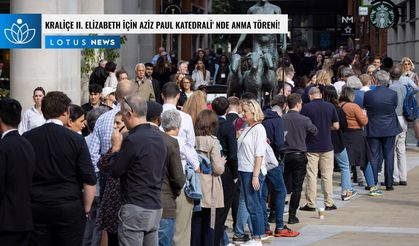 Kraliçe II. Elizabeth için Aziz Paul Katedrali'nde anma töreni