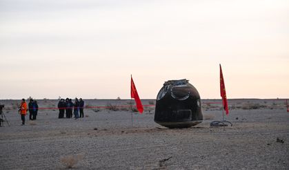 Çin'in Shenzhou-20 uzay aracının dönüş kapsülü Dünya'ya indi