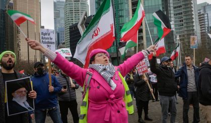 Kanada'nın farklı bölgelerinde halk ABD-İsrail'in İran'a yönelik saldırılarını protesto etti