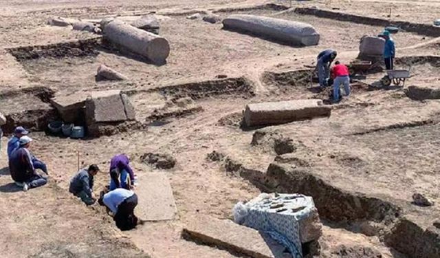 Mısır'ın Kuzey Sina vilayetinde Greko-Romen tapınağı gün yüzüne çıkarıldı