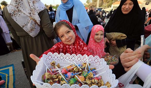 Ürdün'ün başkenti Amman'da Ramazan Bayramı kutlaması