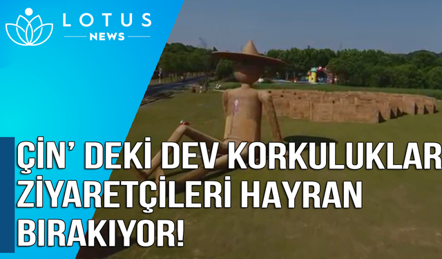 Video: Çin'deki dev korkuluklar ziyaretçileri hayran bırakıyor