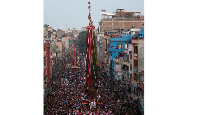 Nepal'de kutlanan Rato Machindranath festivali sona erdi