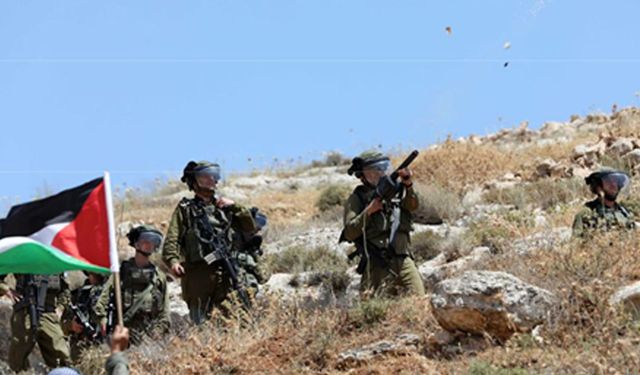 Nablus'ta Yahudi yerleşimlerine karşı protestoda çatışma yaşandı