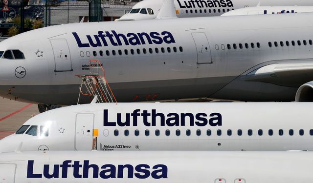 Lufthansa grev nedeniyle binden fazla uçuşu iptal etti