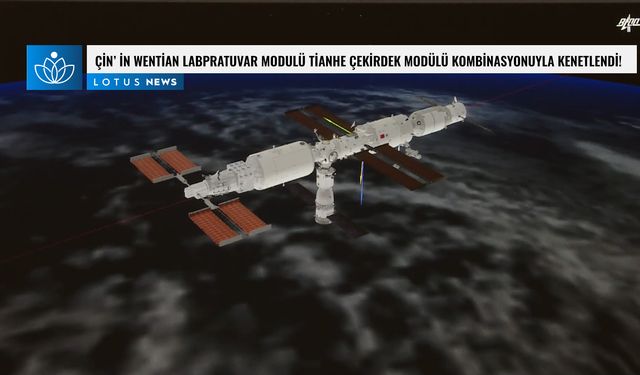 Video: Çin'in Wentian laboratuvar modülü Tianhe çekirdek modülü kombinasyonuyla kenetlendi