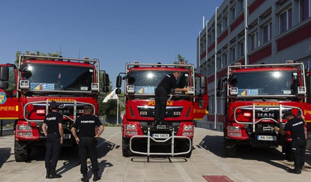 Orman yangını mevsiminde Romanya'dan Yunanistan'a itfaiye desteği