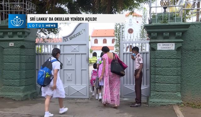 Video: Sri Lanka'da okullar yeniden açıldı