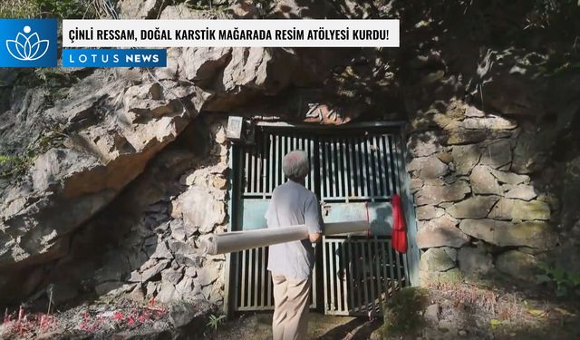 Video: Çinli ressam, doğal karstik mağarada resim atölyesi kurdu