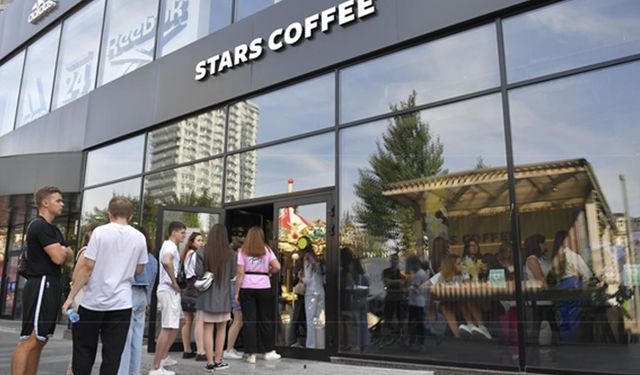 Rusya'dan çekilen Starbucks'ın yerine Stars Coffee açıldı