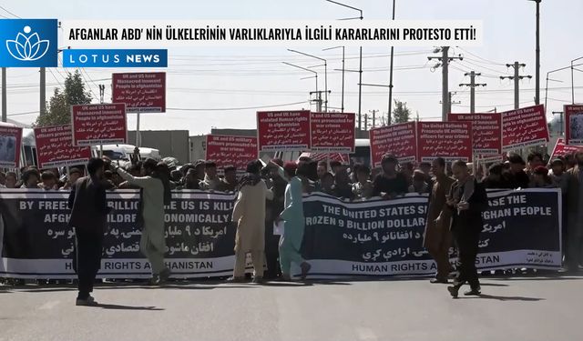 Video: Afganlar ABD'nin ülkelerinin varlıklarıyla ilgili kararını protesto etti