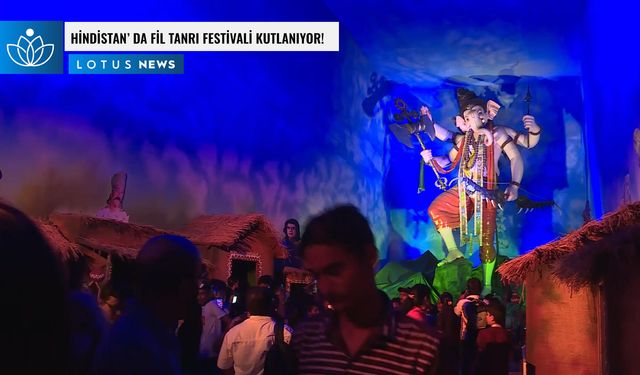 Video: Hindistan'ın Mumbai kentinde fil tanrı festivali kutlanıyor