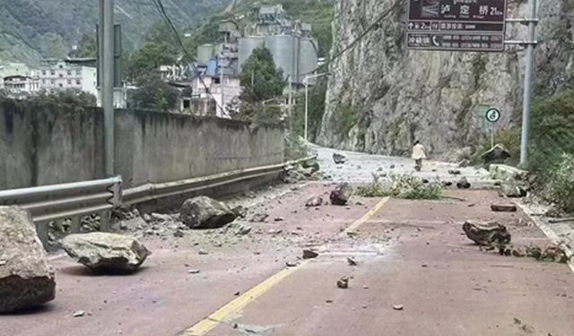 Çin'in Sichuan eyaletinde meydana gelen depremde 46 kişi hayatını kaybetti