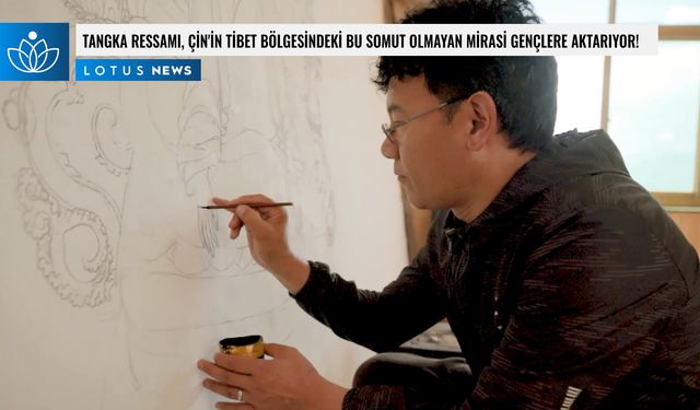 Video: Thangka ressamı, Çin'in Tibet bölgesindeki bu somut olmayan mirası gençlere aktarıyor