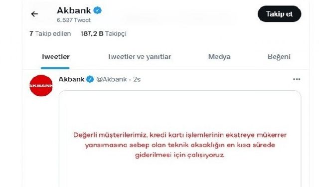 Akbank’tan taksitler iki kez çekildi