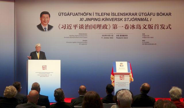 İzlandacaya çevrilen Xi Jinping: Çin'in Yönetişimi adlı eserin tanıtım etkinliği düzenlendi