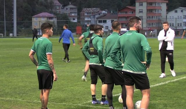 Giresunspor, Beşiktaş maçı hazırlıklarını tamamladı