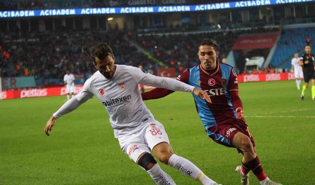 Spor Toto Süper Lig: Trabzonspor: 1 - Sivasspor:0