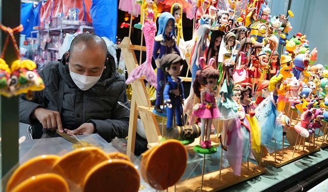 Çin'de Ulusal Gün kapsamında gece etkinlikleri düzenlendi