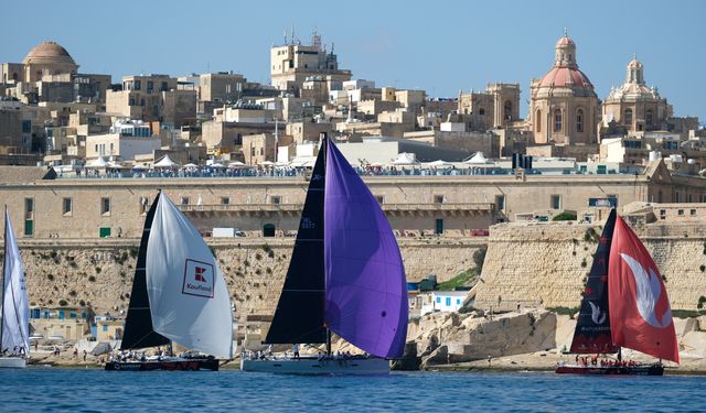 Malta'da 2022 Rolex Orta Deniz yelkenli tekne yarışı