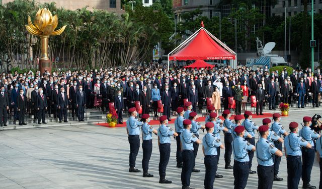 Makao'da bayrak töreni düzenlendi